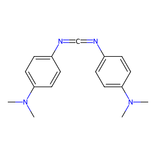 双(对二甲氨基苯基)碳二亚胺 structure