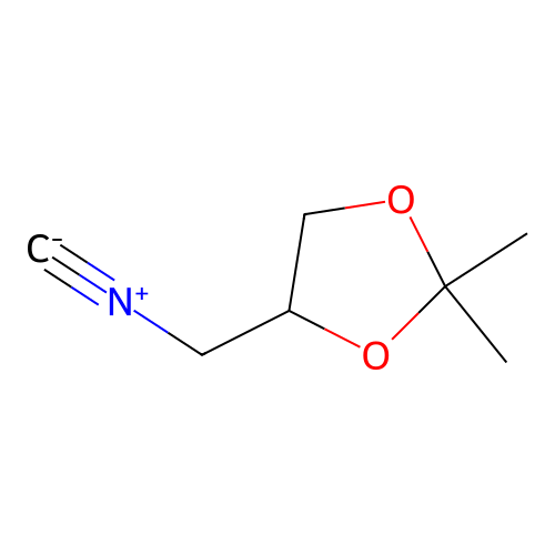 5-Isocyanomethyl-2,2-dimethyldioxolane structure