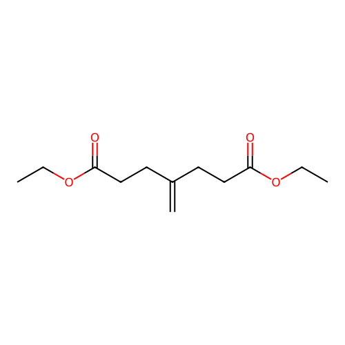 4-Methylene-heptanedioic acid diethyl ester structure