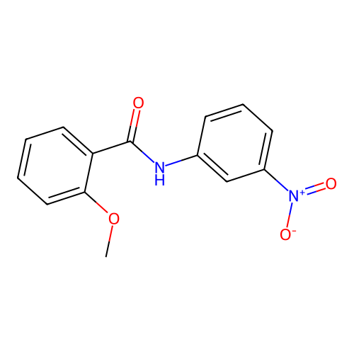 2-methoxy-N-(3-nitrophenyl)benzamide structure