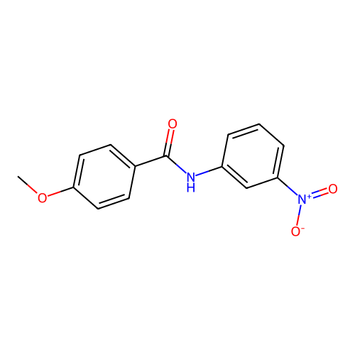 4-methoxy-N-(3-nitrophenyl)benzamide structure