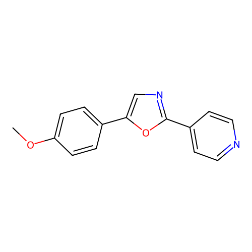 5-(4-Methoxyphenyl)-2-(pyridin-4-yl)oxazole structure