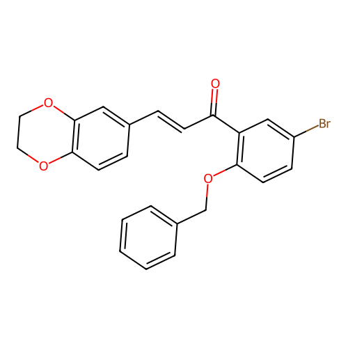 C24H19BrO4 structure