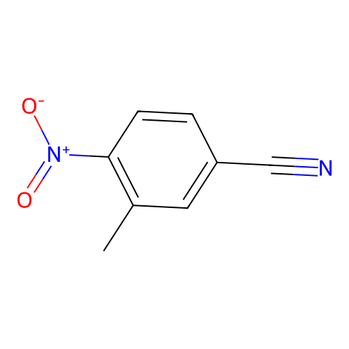 3-Methyl-4-nitrobenzonitrile structure