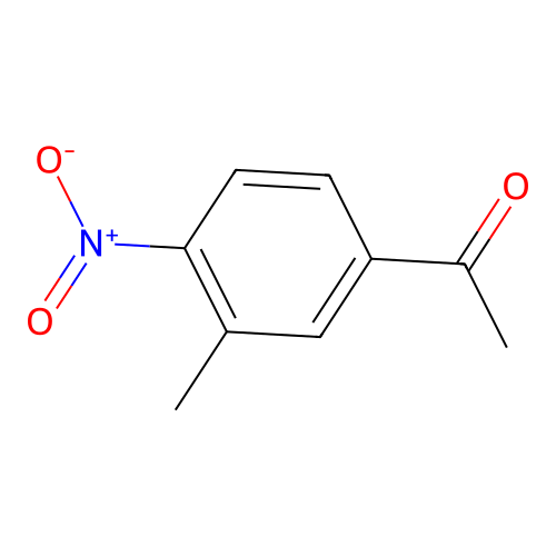 1-(3-Methyl-4-nitrophenyl)ethanone structure