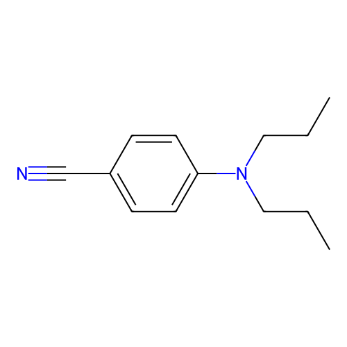 4-(二丙氨基)苯甲腈 structure