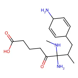 N-Methyl-valyl-amiclenomycin structure
