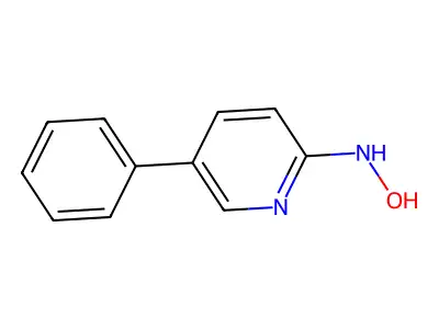 Pyridine, 2-hydroxyamino-5-phenyl- structure