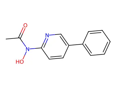 N-羟基-N-(5-苯基吡啶-2-基)乙酰胺 structure