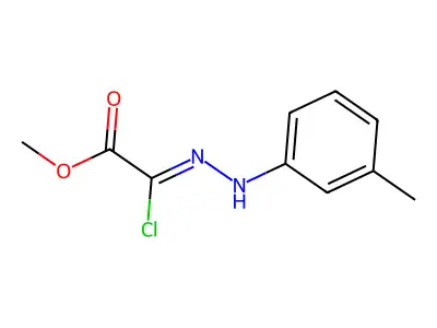 Methyl 2-chloro-2-[(3-methylphenyl)hydrazinylidene]acetate structure