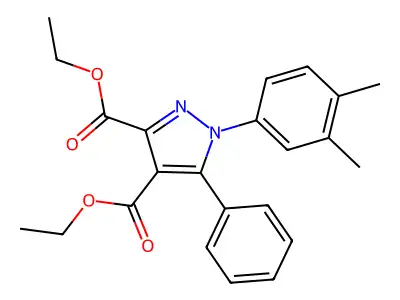 1h-pyrazole-3,4-dicarboxylic Acid, 1-(3,4-dimethylphenyl)-5-phenyl-, Diethyl Ester structure