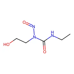1-(2-Hydroxyethyl)-nitroso-3-ethylurea structure