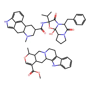 Dihydroergotoxine, raubasine drug combination structure