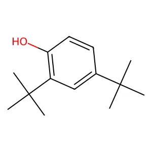 2,4-二叔丁基苯酚 structure