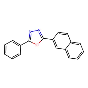 2-(2-Naphthyl)-5-phenyl-1,3,4-oxadiazole structure