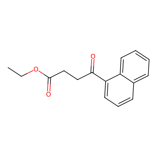 Ethyl 4-(1-naphthyl)-4-oxobutyrate structure