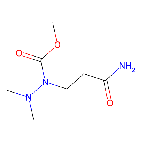 Hydrazinecarboxylic acid, 1-(3-amino-3-oxopropyl)-2,2-dimethyl-, methyl ester structure