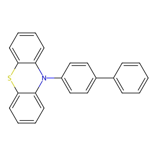 10-(4-Biphenylyl)phenothiazine structure