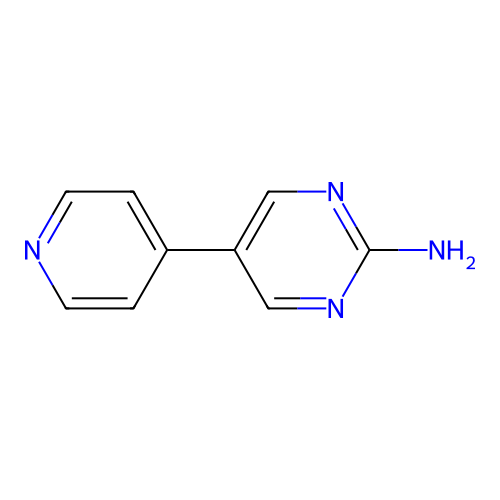 5-Pyridin-4-ylpyrimidin-2-amine structure