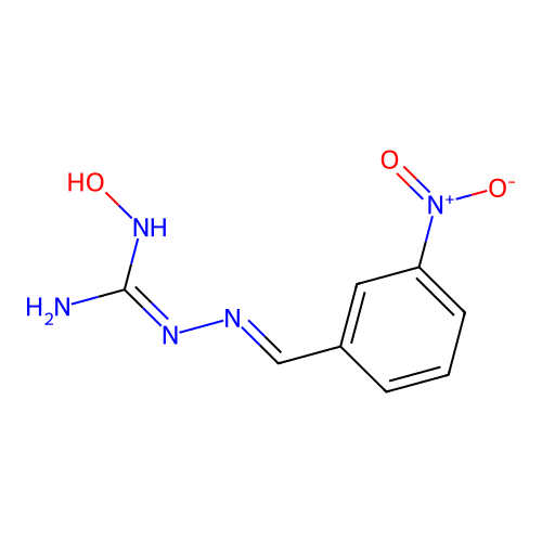 Hydrazinecarboximidamide, N-hydroxy-2-[(3-nitrophenyl)methylene]- structure