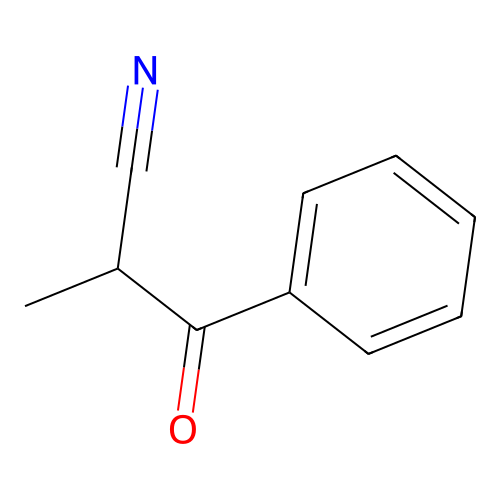 2-Methyl-3-oxo-3-phenylpropanenitrile structure
