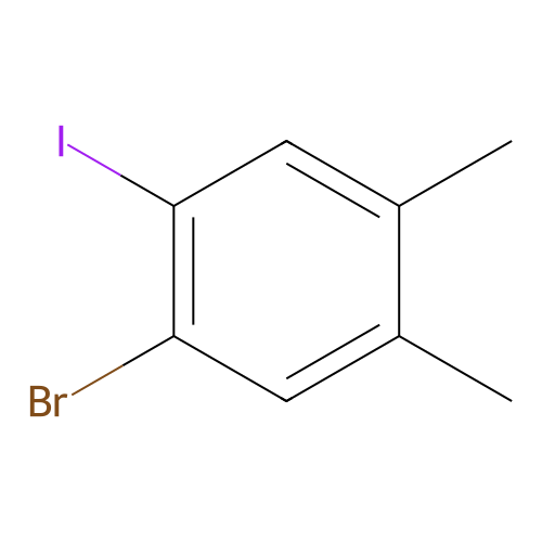1-Bromo-4,5-dimethyl-2-iodobenzene structure