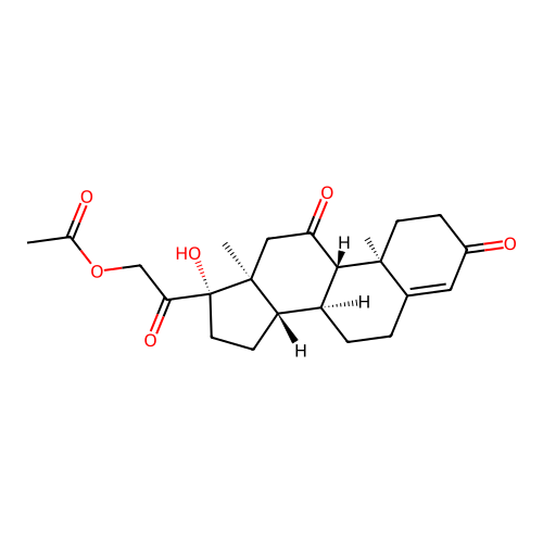 Cortone acetate structure