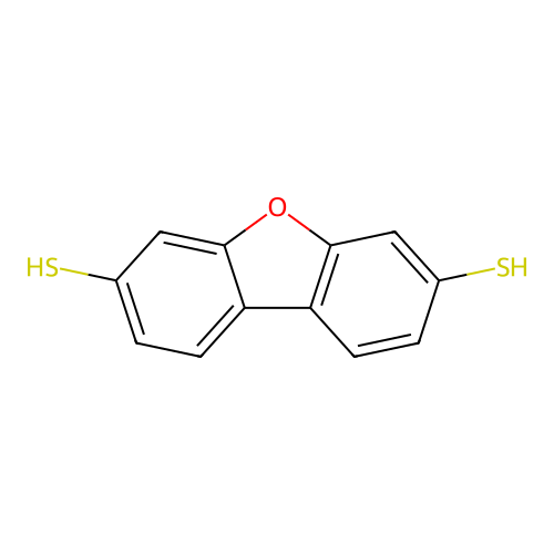 Dibenzofuran-3,7-dithiol structure