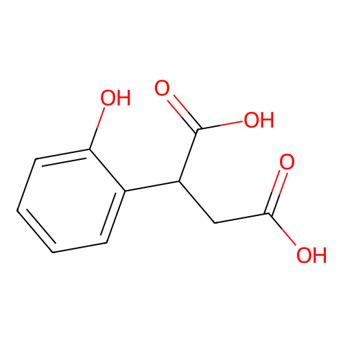 2-(2-Hydroxyphenyl)succinic acid structure