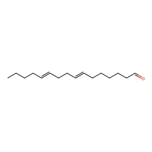 7,11-Hexadecadienal structure