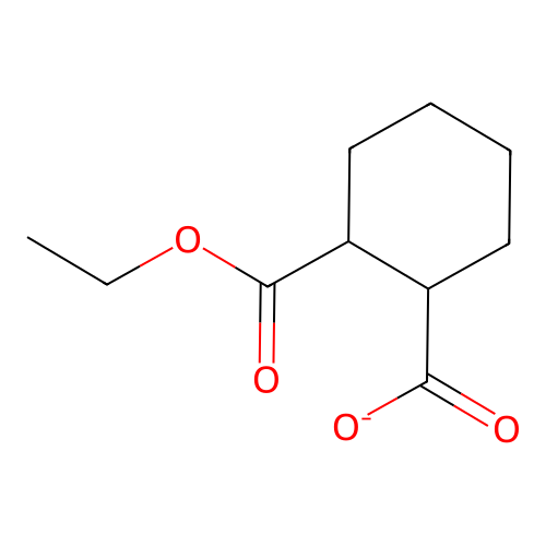 2-Ethoxycarbonylcyclohexane-1-carboxylate structure