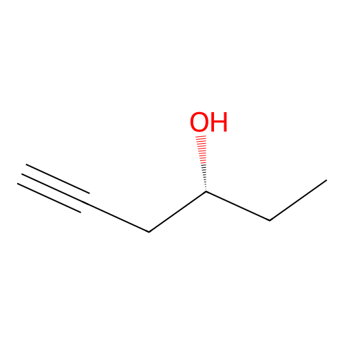 (3R)-hex-5-yn-3-ol structure
