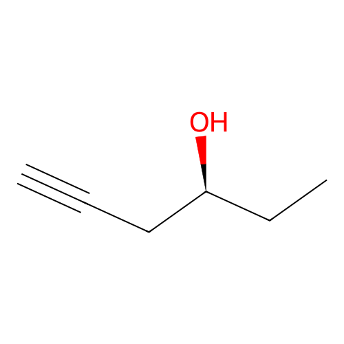 (3S)-hex-5-yn-3-ol structure