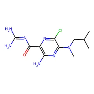5-(N-甲基-N-异丁基)阿米洛利 structure