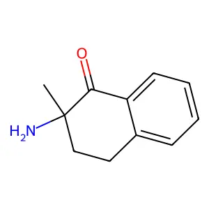 2-Amino-2-methyl-1-tetralone structure
