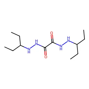 草酸双(2-(3-戊基)酰肼) structure