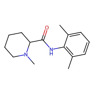 甲哌卡因 structure