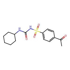 醋酸己脲 structure