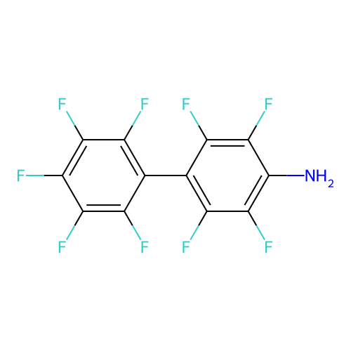 4-Aminononafluorobiphenyl structure