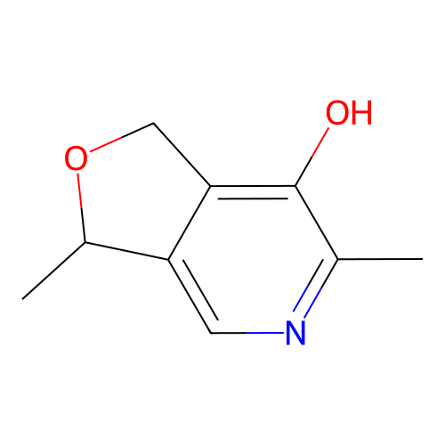 3,6-Dimethyl-1,3-dihydrofuro[3,4-c]pyridin-7-ol structure