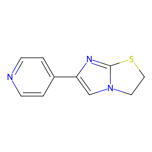 6-(4-Pyridinyl)-2,3-dihydroimidazo[2,1-b][1,3]thiazole structure
