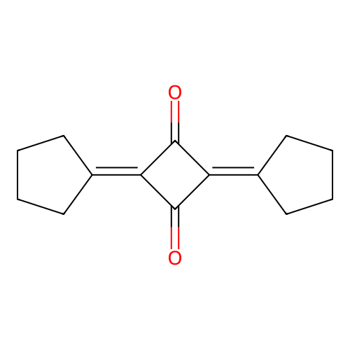2,4-Di(cyclopentylidene)cyclobutane-1,3-dione structure