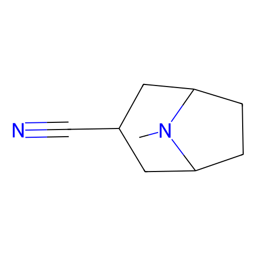 8-Methyl-8-azabicyclo[3.2.1]octane-3-carbonitrile structure