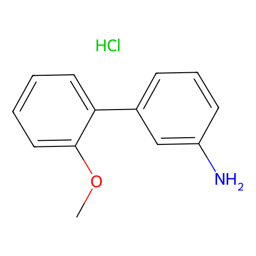 (2'-Methoxybiphenyl-3-yl)amine hydrochloride structure