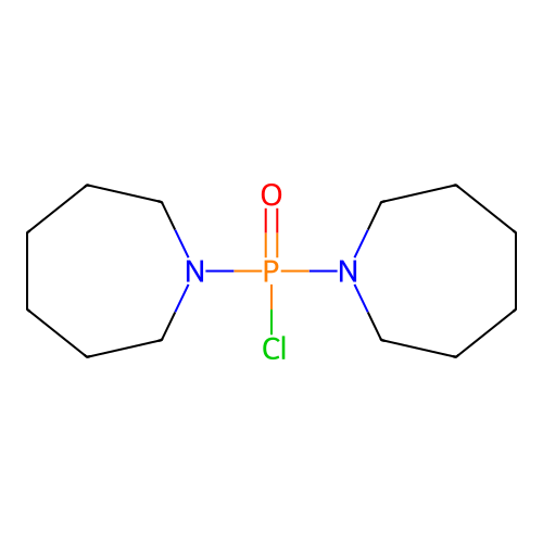1-[Azepan-1-yl(chloro)phosphoryl]azepane structure