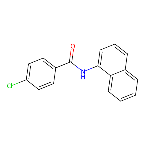 4-chloro-N-(naphthalen-1-yl)benzamide structure
