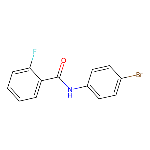 N-(4-bromophenyl)-2-fluorobenzamide structure