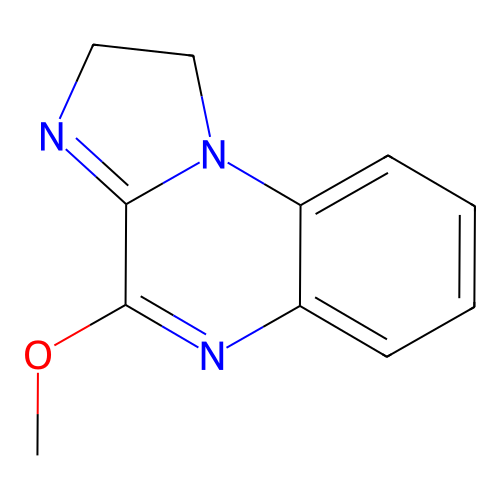 Imidazo[1,2-a]quinoxaline, 1,2-dihydro-4-methoxy- structure