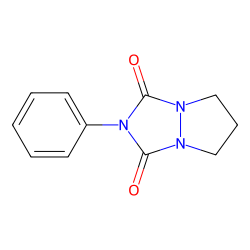 2-phenyldihydro-1H,5H-pyrazolo[1,2-a][1,2,4]triazole-1,3(2H)-dione structure