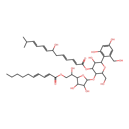 Chaetiacandin structure